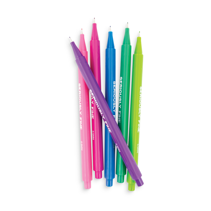 Seriously Fine Felt Tip Markers