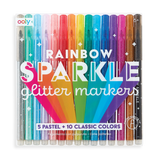 Rainbow Sparkle Glitter Markers
