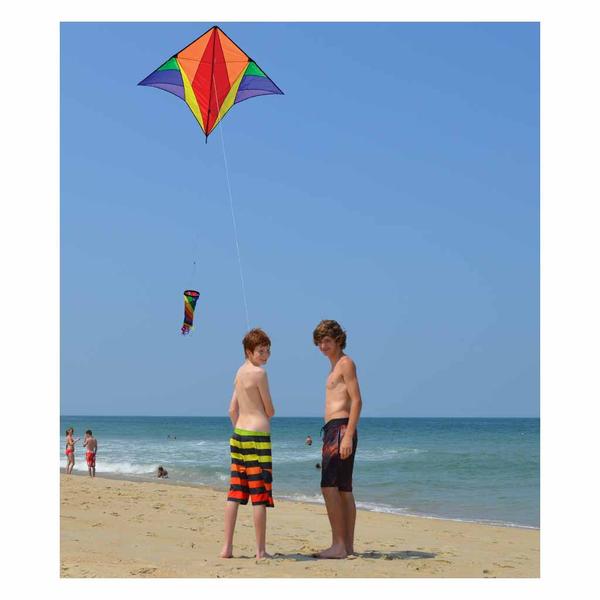 58" Gyro Delta Kite | Rainbow