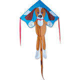 46" Easy Flyer Kite | Sparky featuring a playful dog design, easy assembly, and durable nylon fabric for fun flying.