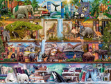 2000pc Wild Kingdom Shelves Puzzle