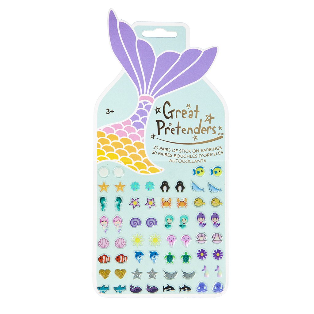 Stick On Earrings | Mermaid