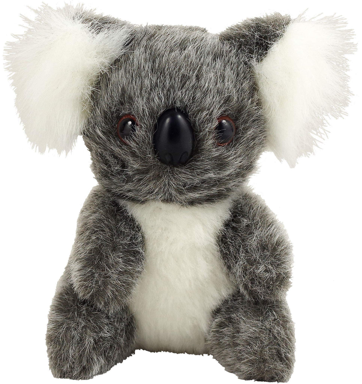 Hug a Koala Kit featuring a soft, cuddly gray and white plush koala with fluffy ears and a friendly face.