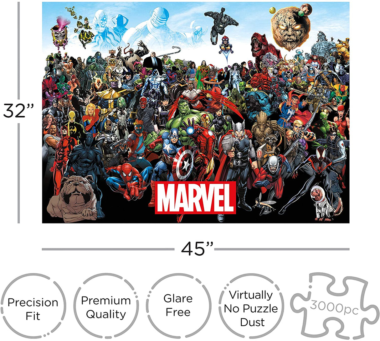 3000pc Marvel Cast Puzzle