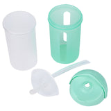 SWIG Sippy Cup Mint showing disassembled parts including silicone straw, insert, lid, and cup for easy cleaning.