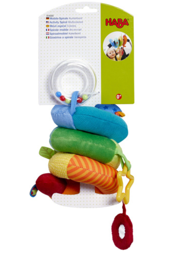 Rainbow Activity Spiral Stroller Toy