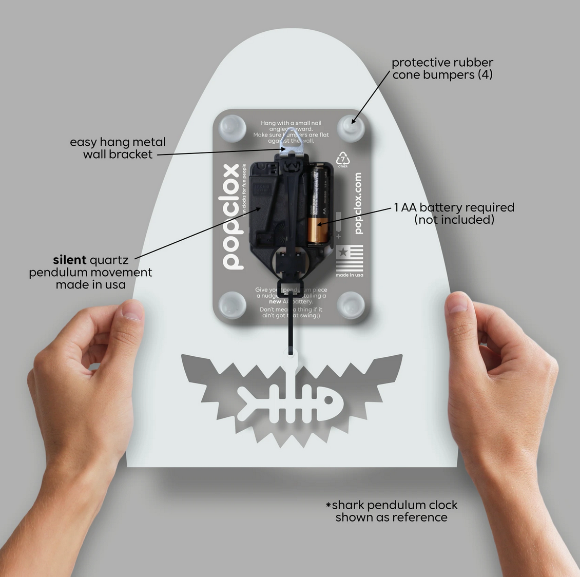Acrylic Pendulum Clock | Dragon