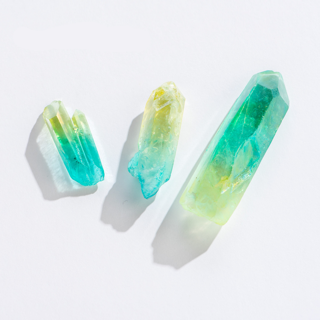 Crystal Point | Yellow & Green