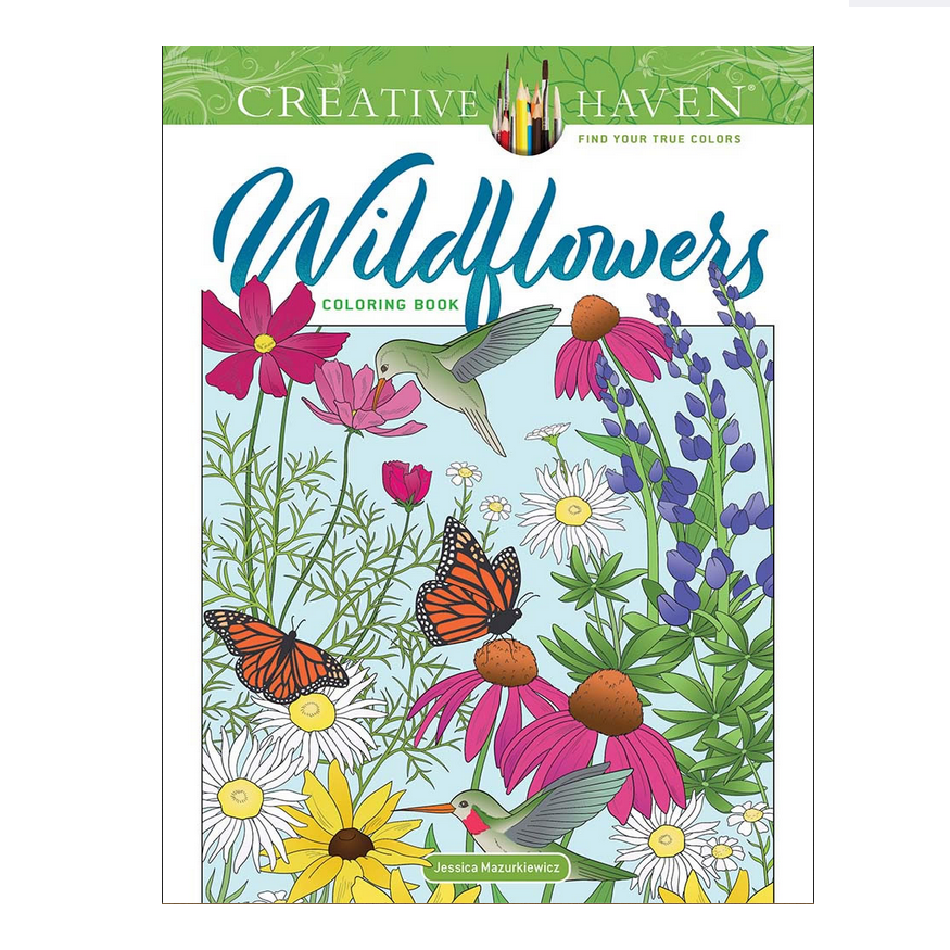 Wildflowers Coloring Book