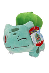 Pokemon Character plush featuring Bulbasaur, soft and cuddly with embroidered details, perfect for hugs and play.