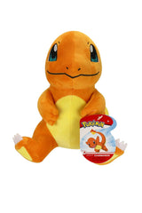 Pokemon Character plush featuring a soft, cuddly Charmander with embroidered details and vibrant colors.