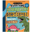 Cover of Everything Awesome About Dinosaurs showing colorful cartoon dinosaur illustrations by Mike Lowery.